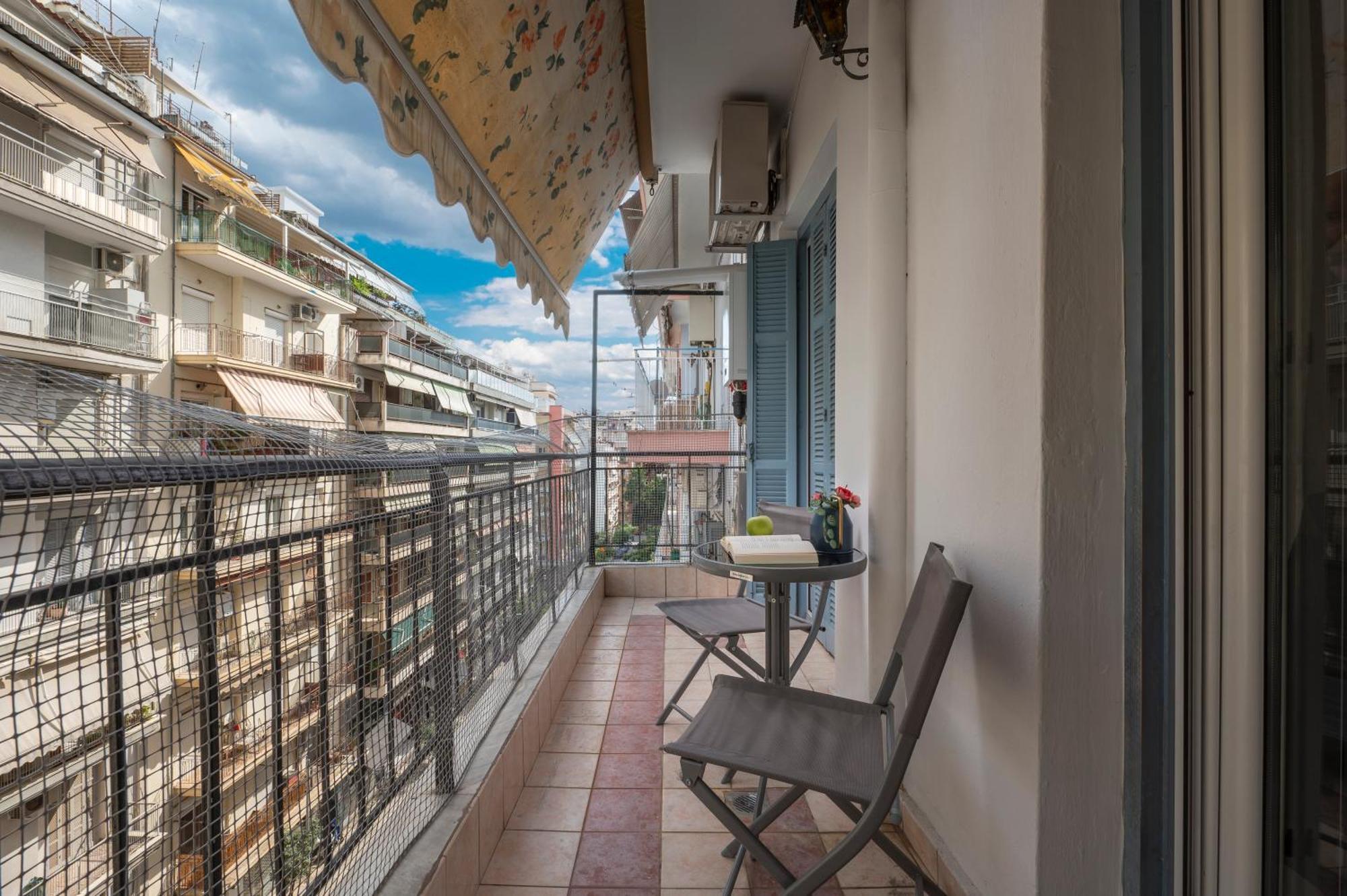 Estia Thessaloniki Apartment, Cozy, Spacious, Sunny, 2 Rooms-5 Beds Zewnętrze zdjęcie