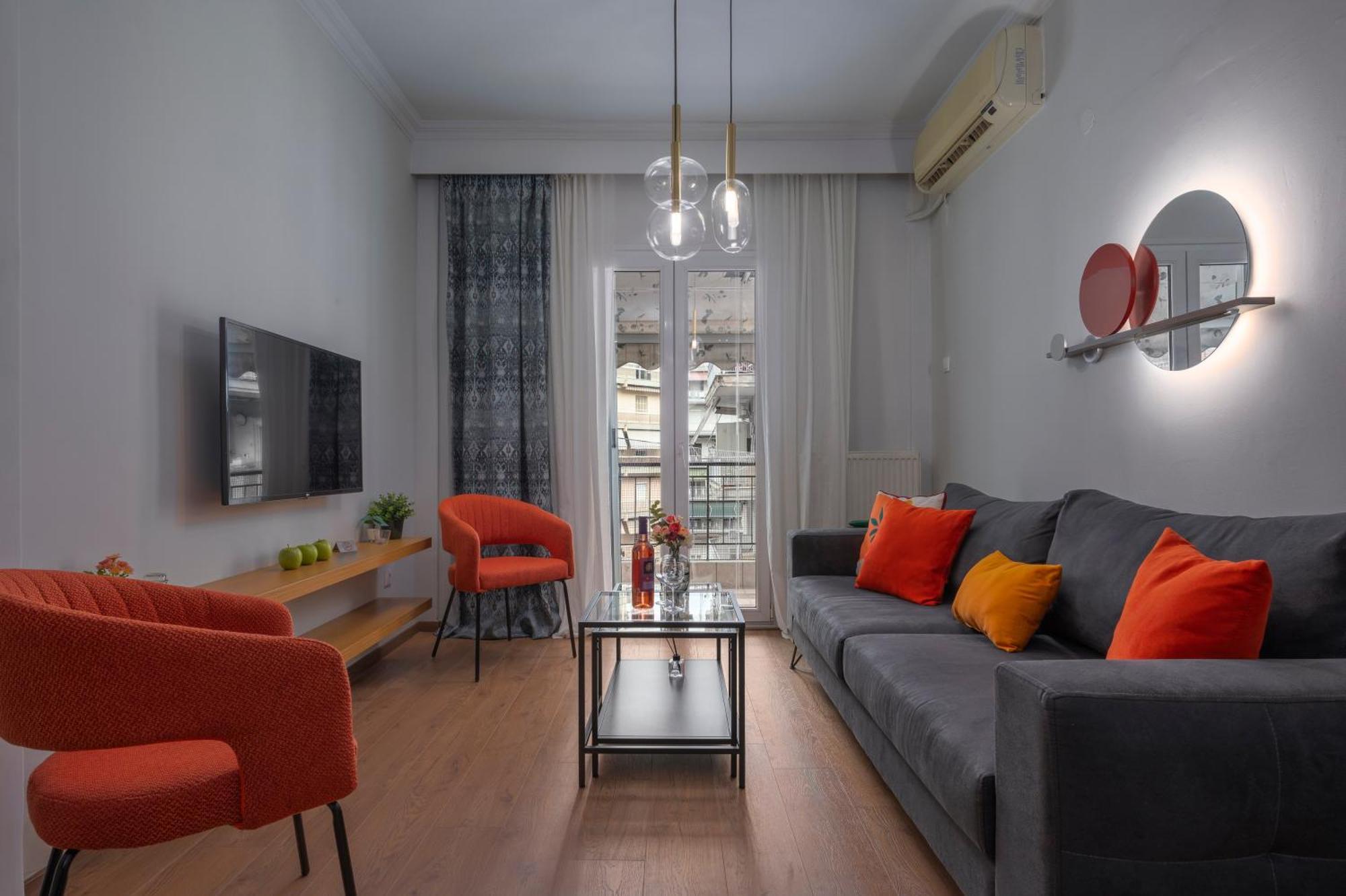Estia Thessaloniki Apartment, Cozy, Spacious, Sunny, 2 Rooms-5 Beds Zewnętrze zdjęcie